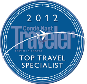 conde nast top travel Specialist 2012