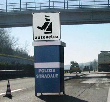 Autovelox Italy driving